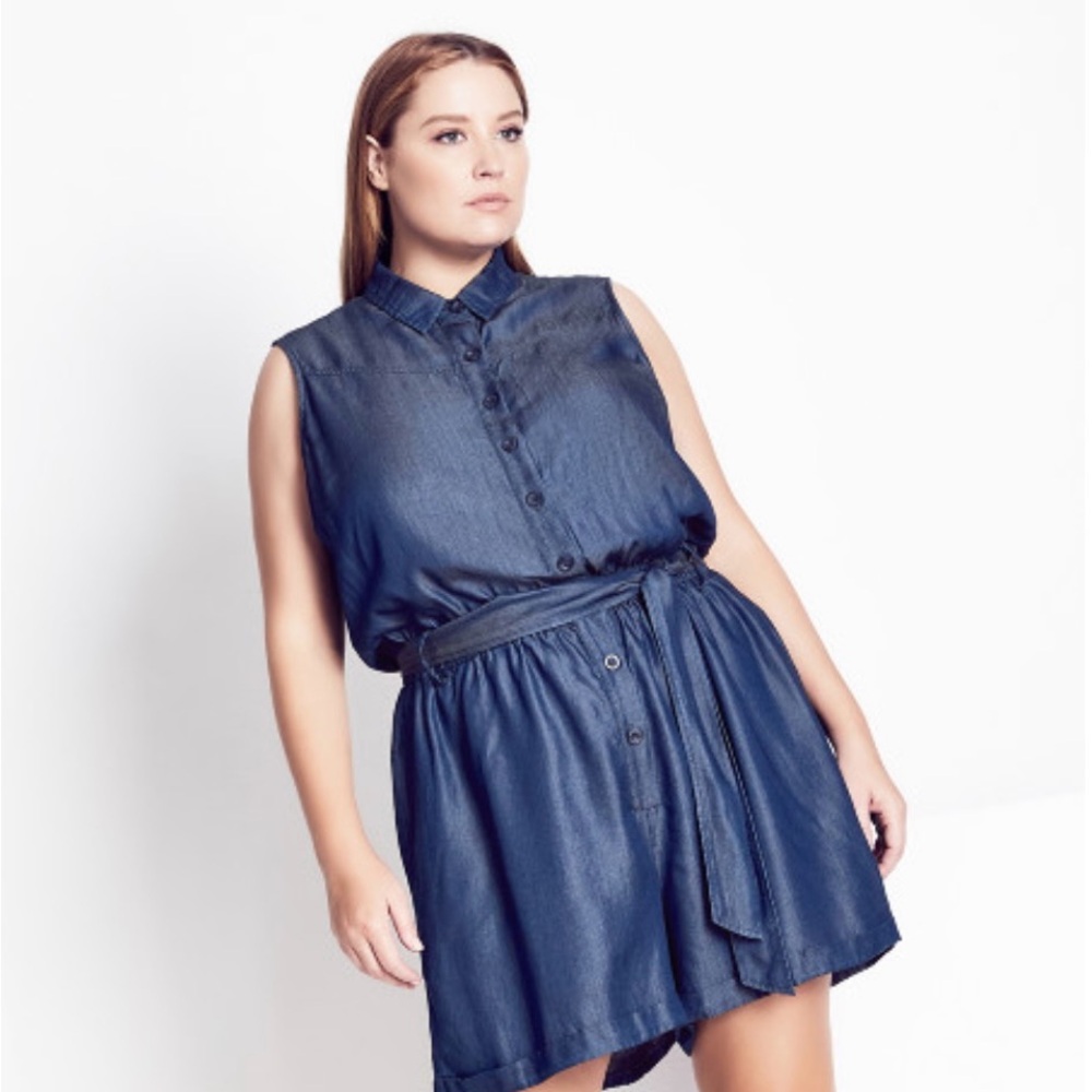 Size 16 romper Chambray material